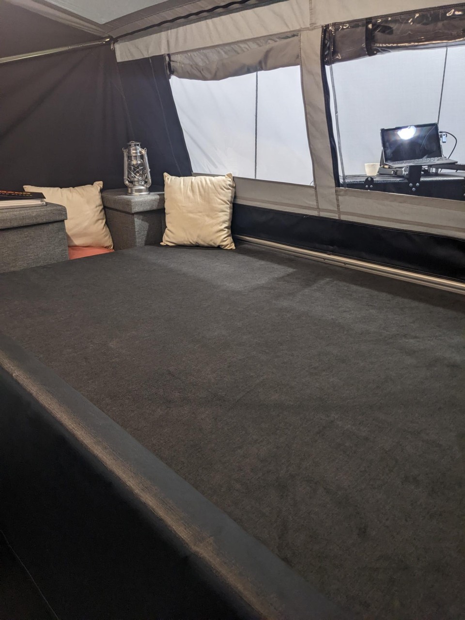 Matrace do Postele ve Víku pro Rozkládací Přívěs CAMPER 2.0