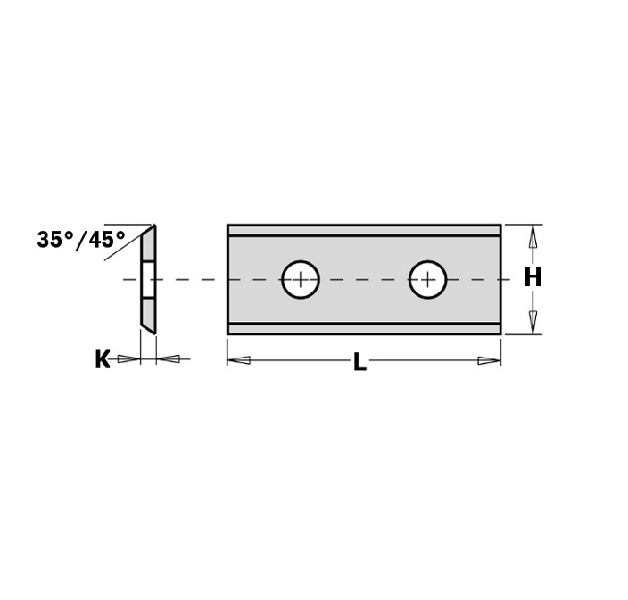Výměnný nůž HM - 20,0x12,0x1,5mm UMG04 <35 LH