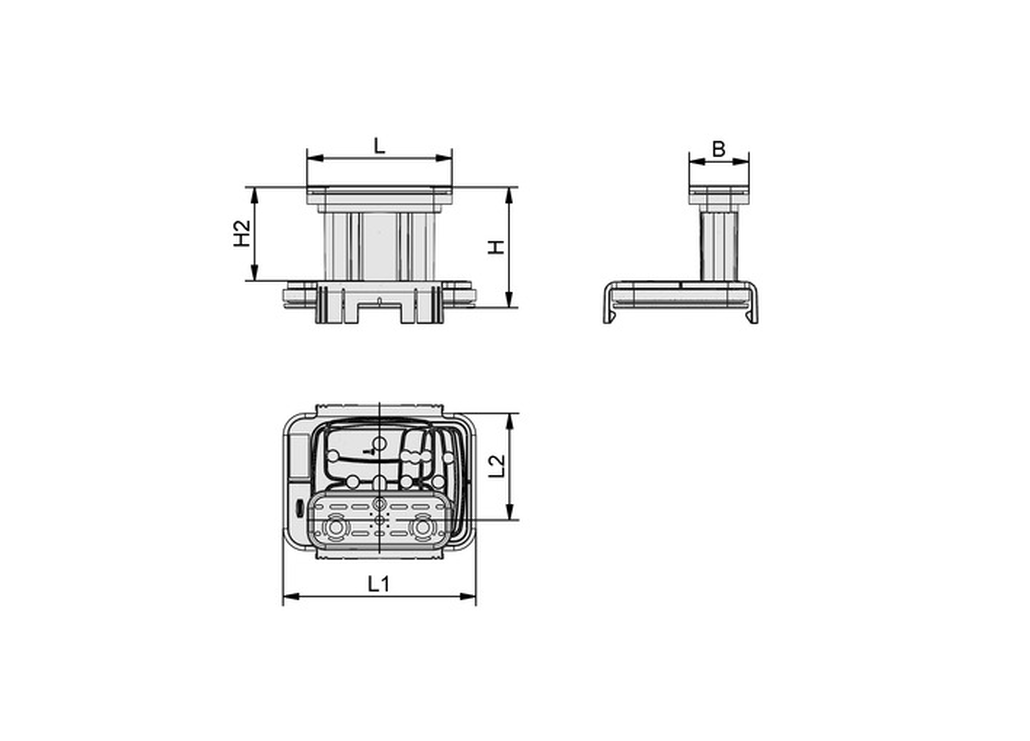 Vakuový blok VCBL-K1-PRO 130x30x100 mm