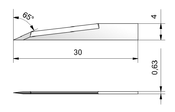 Plochý nůž ITA.121 BLD-SF427 i-427