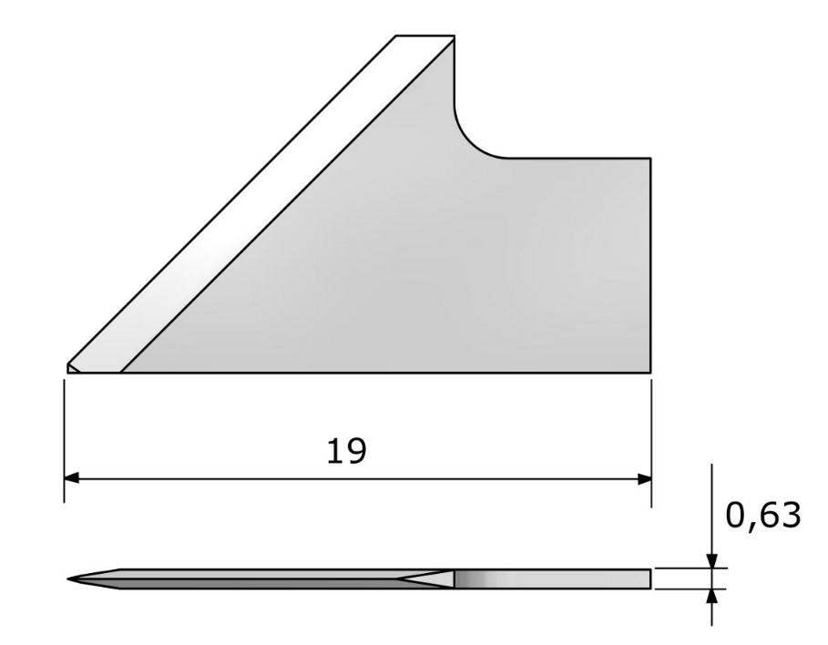 Plochý nůž ITA.245 BLD-SF245