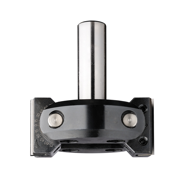 Stavitelná úhlová fréza CNC (D=85 I=39,5 Dmax=102 A=-45° - +90° L=92 RH)