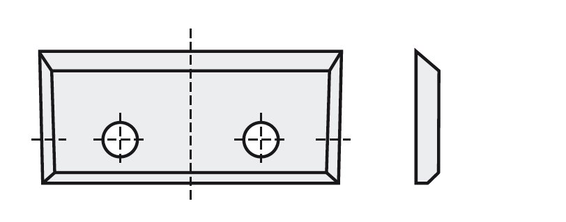 Výměnný nůž HW - 16,0x7,0x1,5mm MG06 a=7,0 <35
