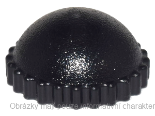 41334 Black Minifigure, Headgear Cap, Knit