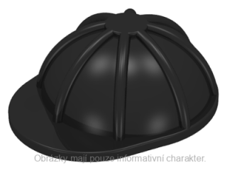 3833 Black Minifigure, Headgear Helmet Construction