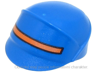 16497pb05 Blue Cap, SW Imperial Officer with Orange Stripe