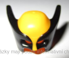 17018pb01 Bright Light Orange Minifigure, Headgear Mask Wolverine