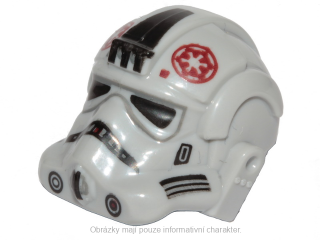 87556pb11 Light Bluish Gray Helmet SW Stormtrooper Type 2, AT-AT