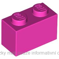 3004 Dark Pink Brick 1 x 2