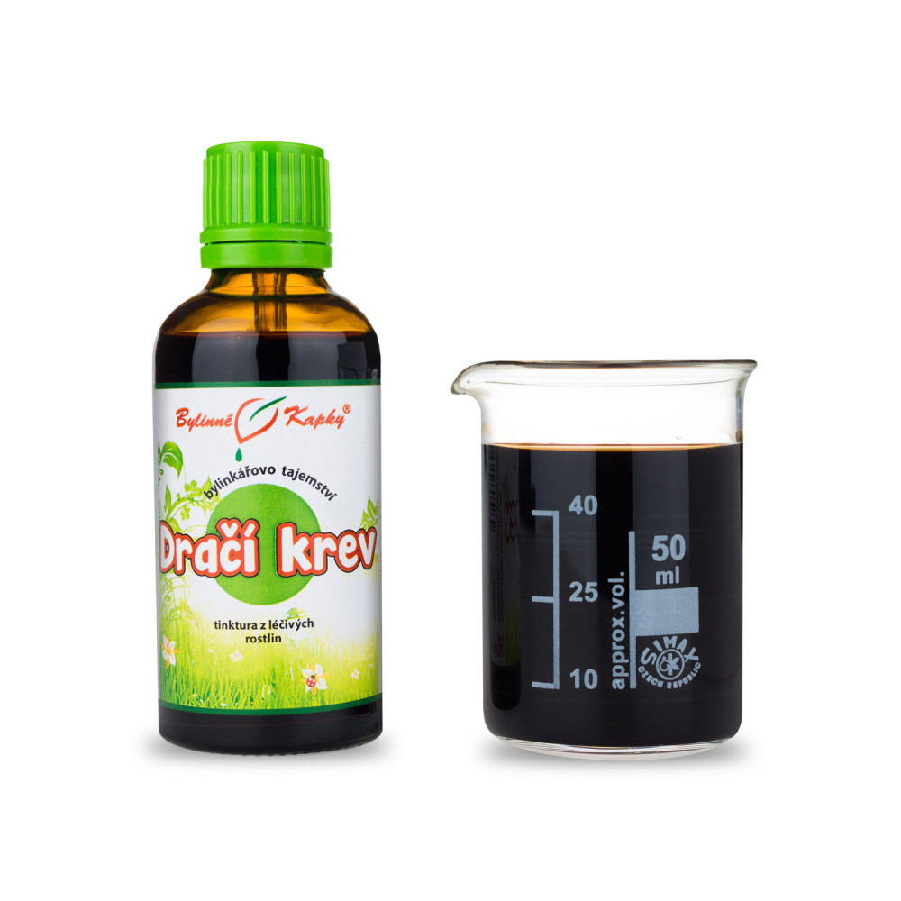 Dračí krev tinktura 50 ml (Sangre de Drago) - Bylinné kapky - Bylinkářovo tajemství