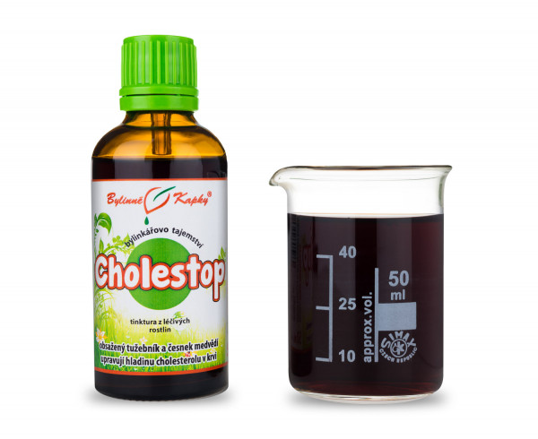 Cholestop - Bylinné kapky (tinktura) Bylinkářovo tajemství 50 ml