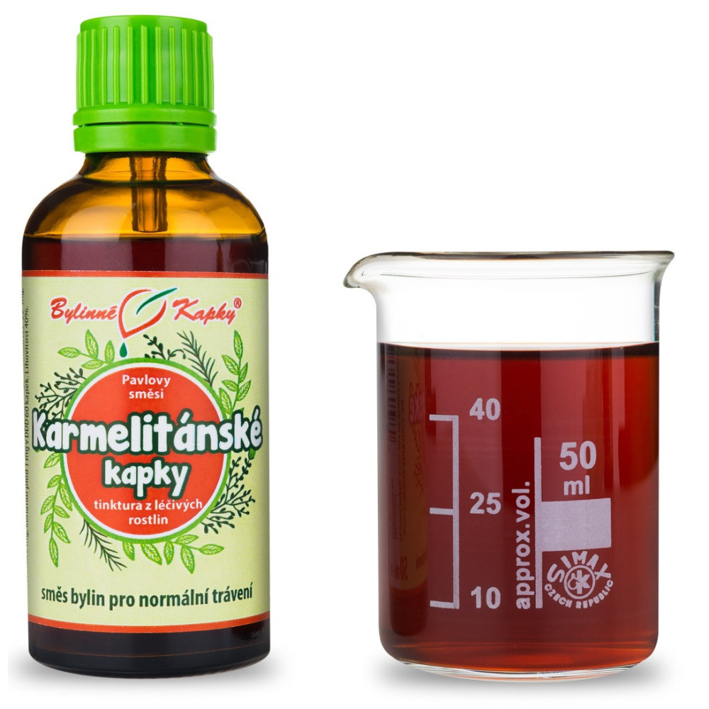 Karmelitánské kapky - Pavlovy bylinné kapky (tinktura) 50 ml