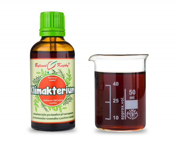 Klimakterium (přechod) - Pavlovy bylinné kapky (tinktura) 50 ml