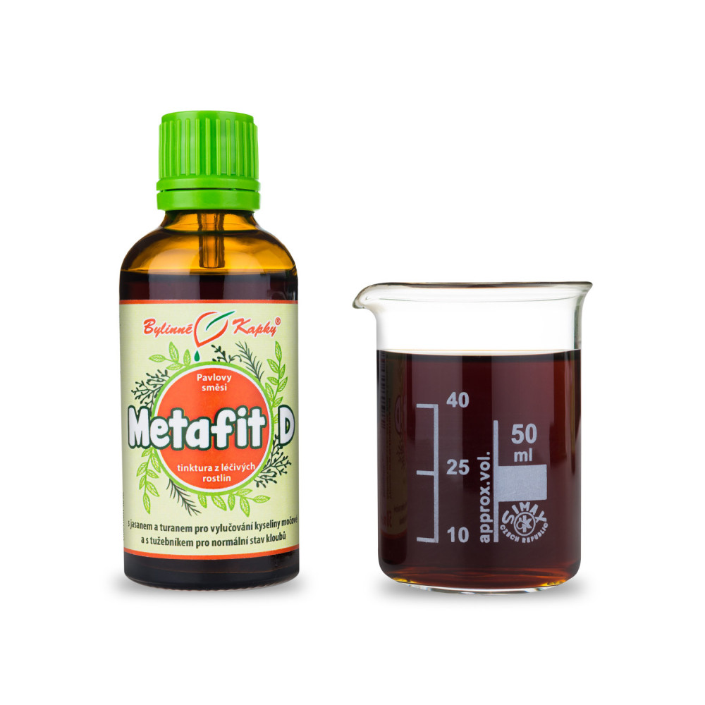 Metafit D - Pavlovy bylinné kapky (tinktura) 50 ml