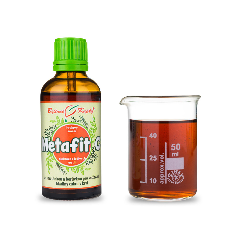 Metafit C - Pavlovy bylinné kapky (tinktura) 50 ml