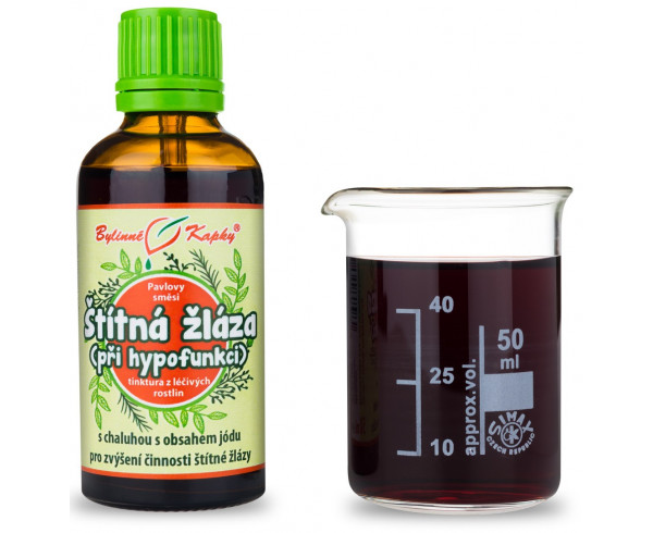 Štítná žláza hypofunkce - Pavlovy bylinné kapky (tinktura) 50 ml