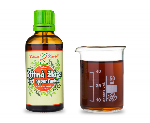 Štítná žláza hyperfunkce - Pavlovy bylinné kapky (tinktura) 50 ml
