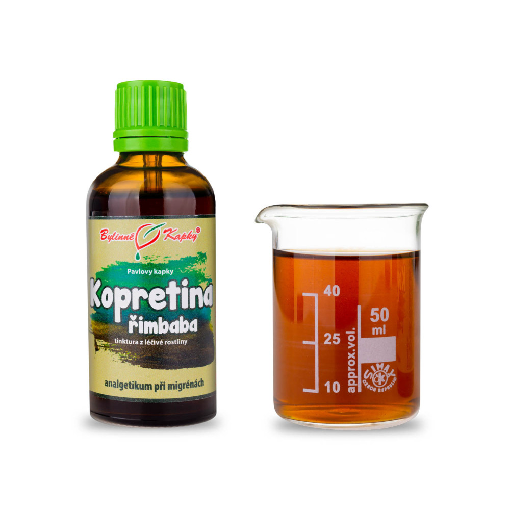 Kopretina řimbaba - Pavlovy bylinné kapky (tinktura) 50 ml