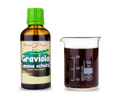 Anona list (graviola, guanabana, anonna) - Pavlovy bylinné kapky (tinktura) 50 ml