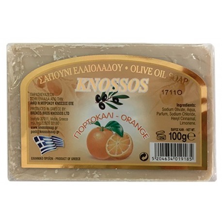 Knossos Mýdlo Olivové Řecké Pomeranč 100g 