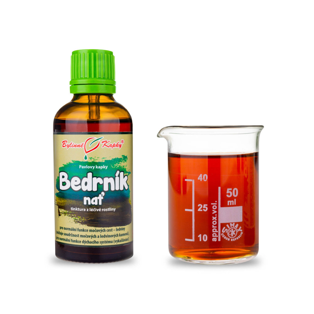 Bedrník nať - Pavlovy bylinné kapky (tinktura) 50 ml