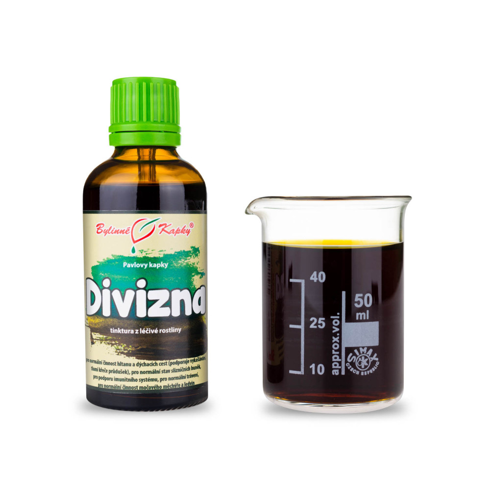 Divizna - Pavlovy bylinné kapky (tinktura) 50 ml