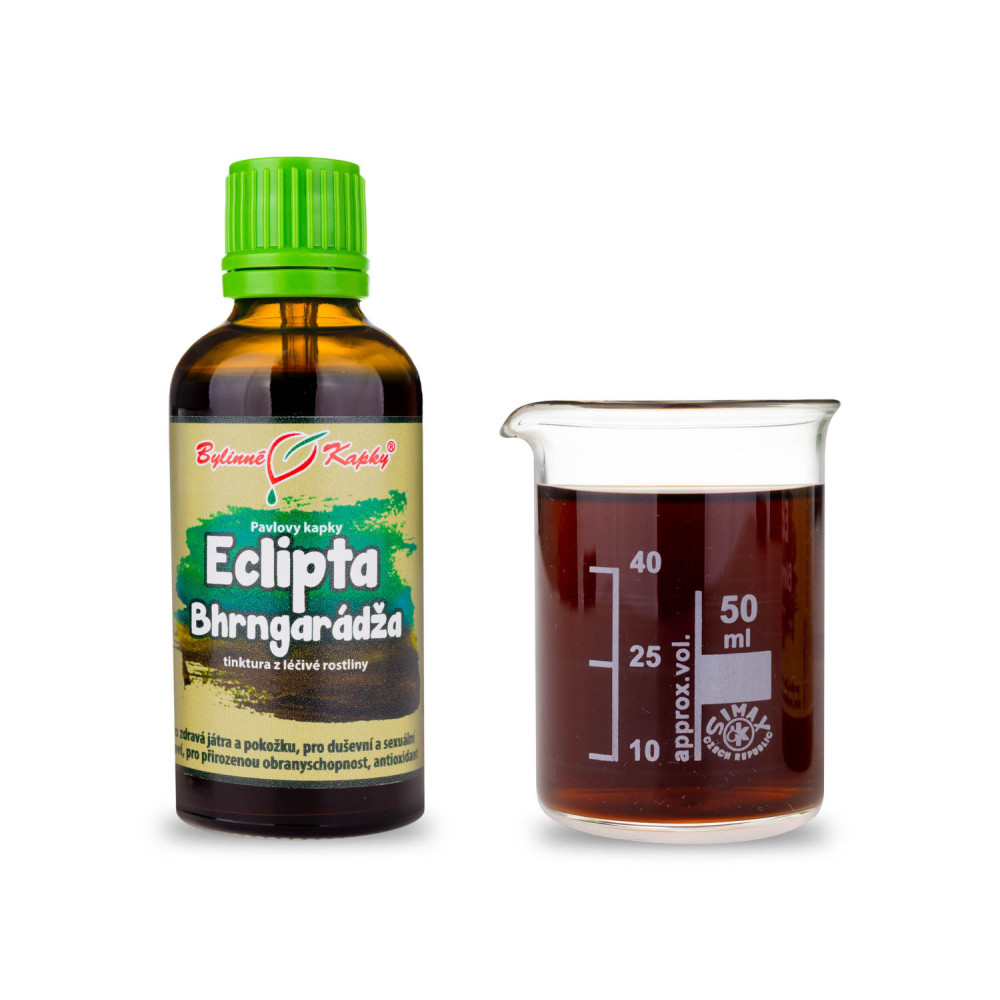 Eclipta (Eklipta - Bhrngarádža) Pavlovy bylinné kapky (tinktura) 50 ml