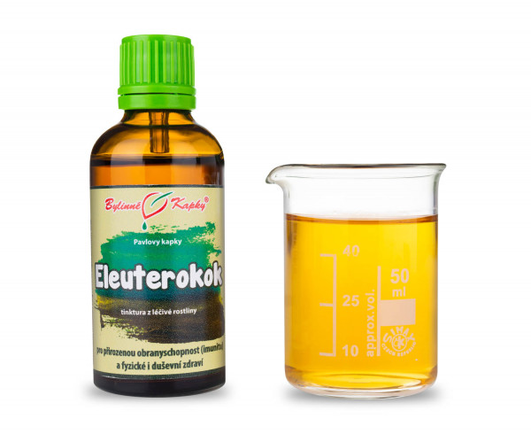  Eleuterokok - Pavlovy bylinné kapky (tinktura-adaptogeny) 50 ml