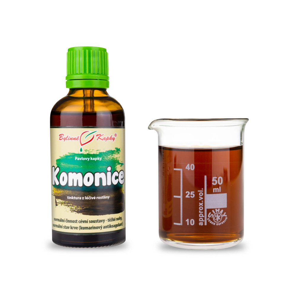 Komonice - Pavlovy bylinné kapky (tinktura) 50 ml