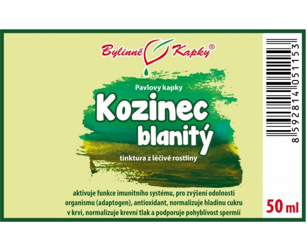 Kozinec (TCM) - Pavlovy bylinné kapky (tinktura) 50 ml
