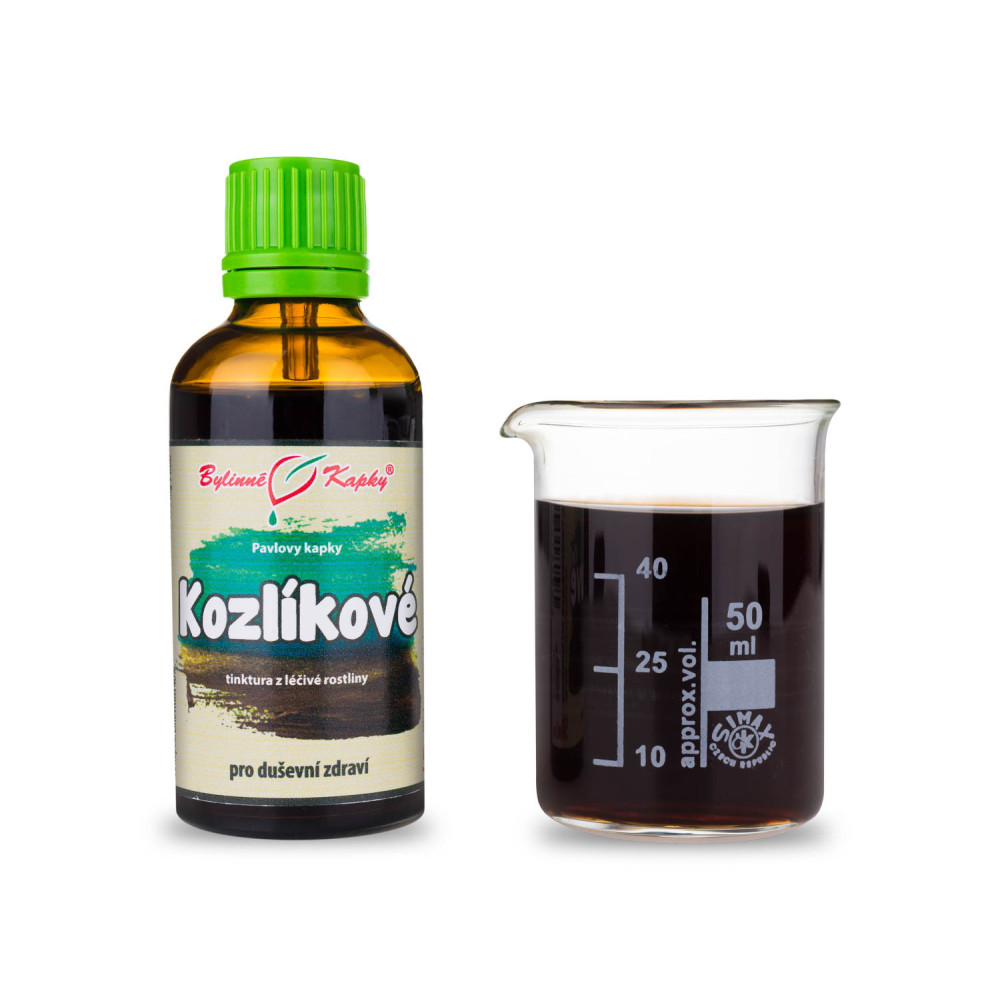 Kozlík lékařský - kozlíkové Pavlovy bylinné kapky (kozlíková tinktura) 50 ml