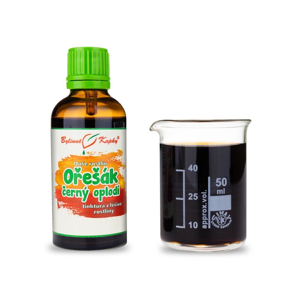Ořešák černý (americký) oplodí dr. Clarková - Bylinné kapky (tinktura) Duše rostlin 50 ml