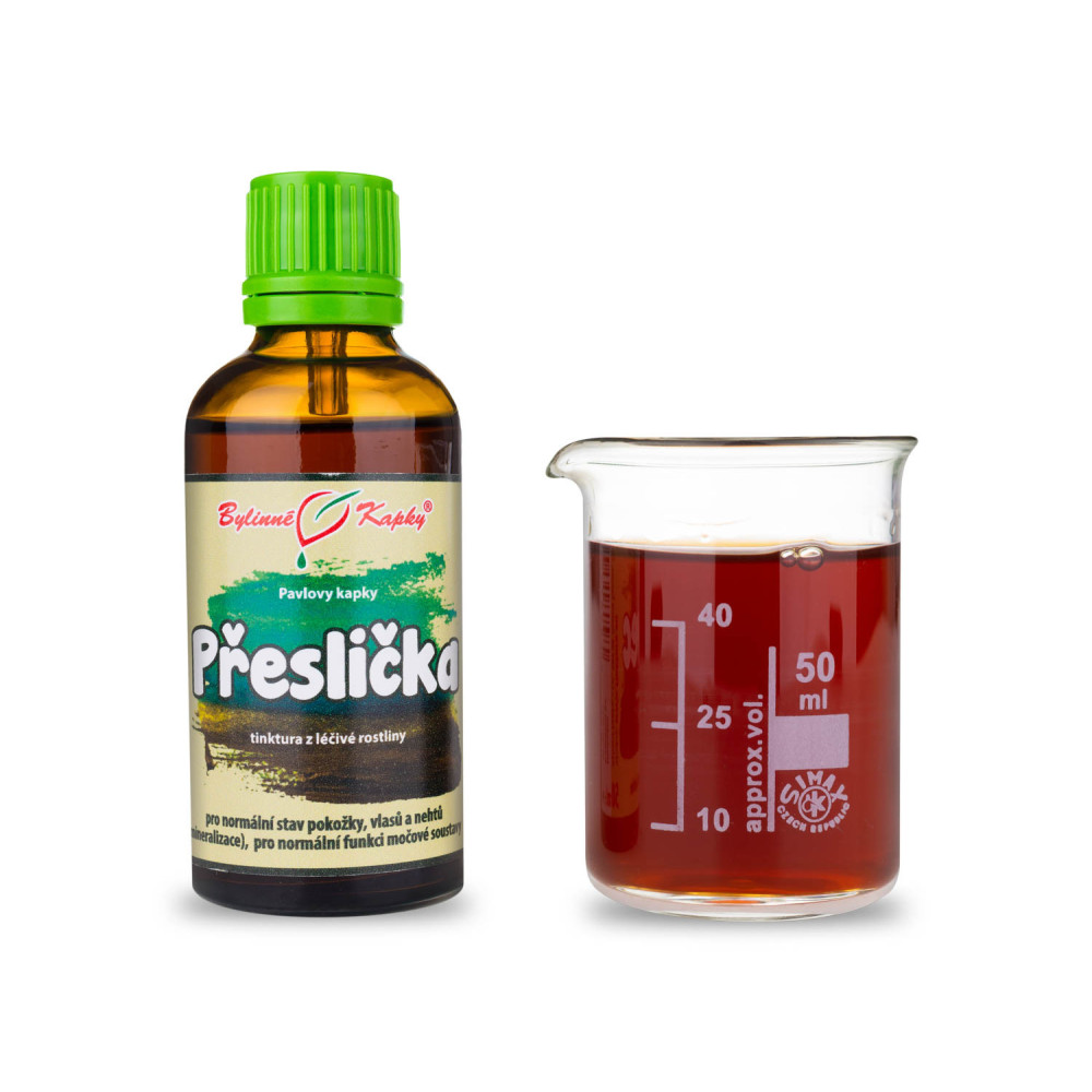 Přeslička - Pavlovy bylinné kapky (tinktura) 50 ml