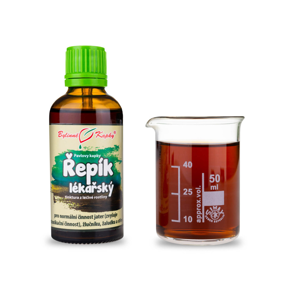 Řepík lékařský - Pavlovy bylinné kapky (tinktura) 50 ml