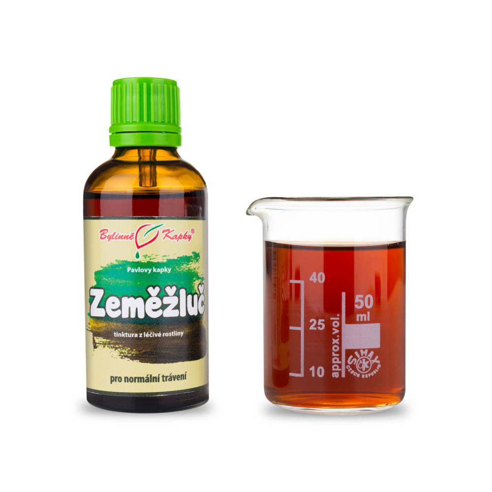  Zeměžluč - Pavlovy bylinné kapky (tinktura) 50 ml