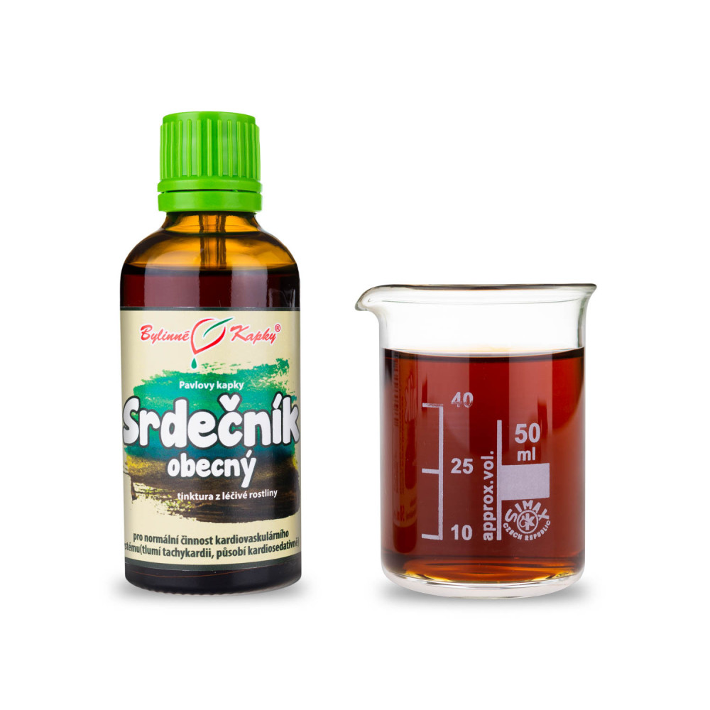 Srdečník obecný - Pavlovy bylinné kapky (tinktura) 50 ml