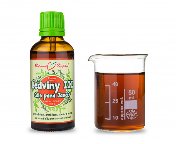 Ledviny III - Pavlovy bylinné kapky (tinktura) 50 ml