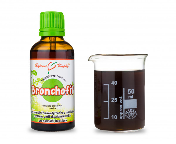 Bronchofit - Bylinné kapky (tinktura) Bylinkářovo tajemství 50 ml