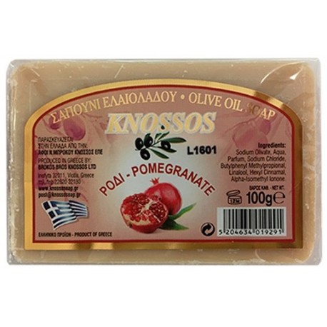 Knossos Mýdlo Olivové Řecké Granátové jablko 100 g