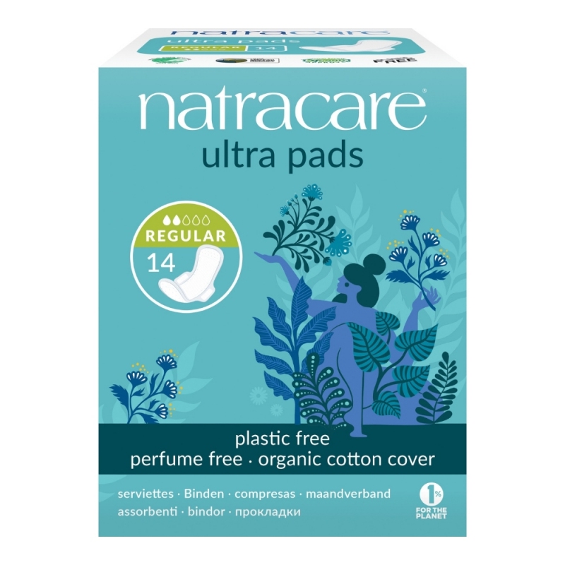 Natracare Vložky Regular Ultra s křidélky 