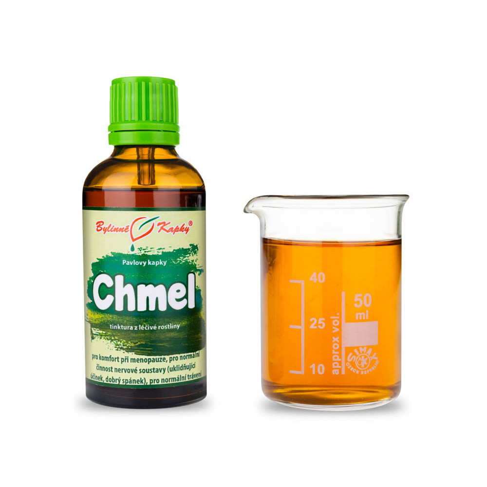 Chmel šištice - Pavlovy bylinné kapky (tinktura) 50 ml