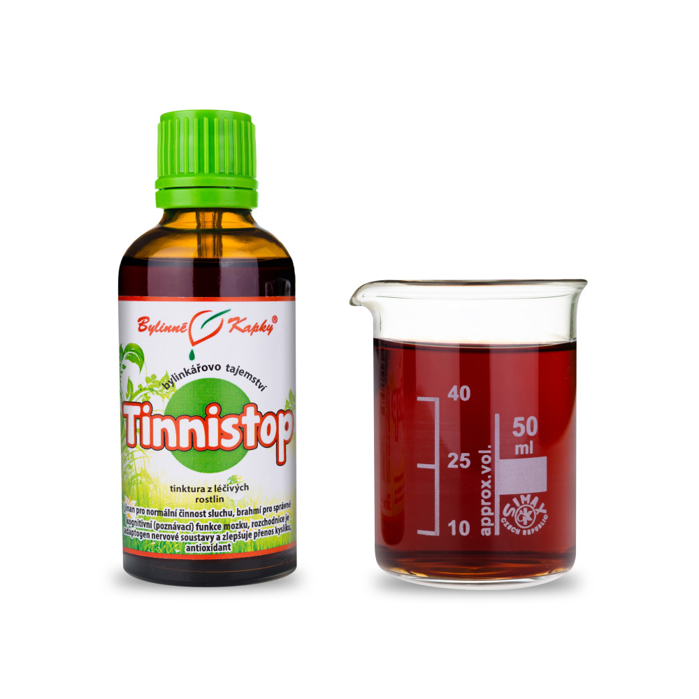 Tinnistop - Bylinné kapky (tinktura) Bylinkářovo tajemství 50 ml