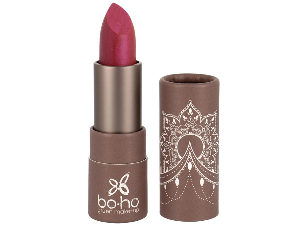 BO.HO Green make-up Bio rtěnka perleťová transparentní 402 Vanille Fraise