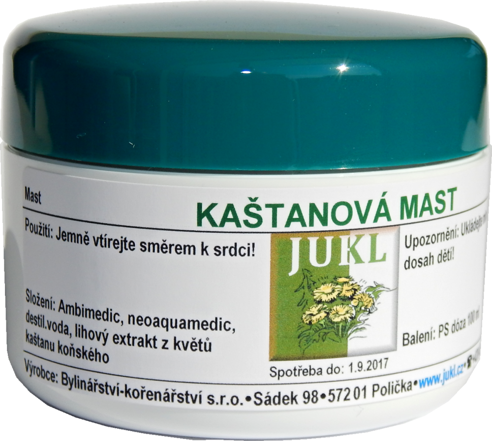 Jukl Bylinná mast Kaštanová 