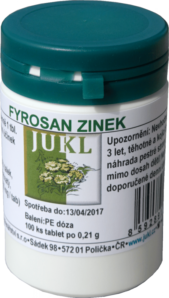 Jukl Fyrosan Zinek  21 g
