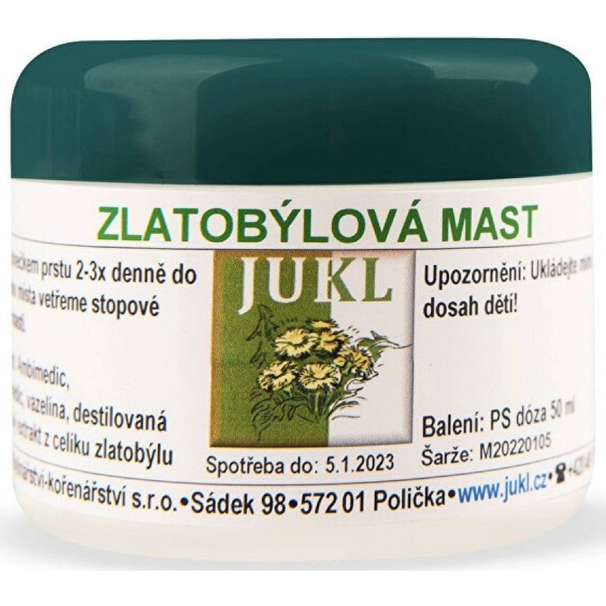 Jukl Bylinná mast zlatobýlová 