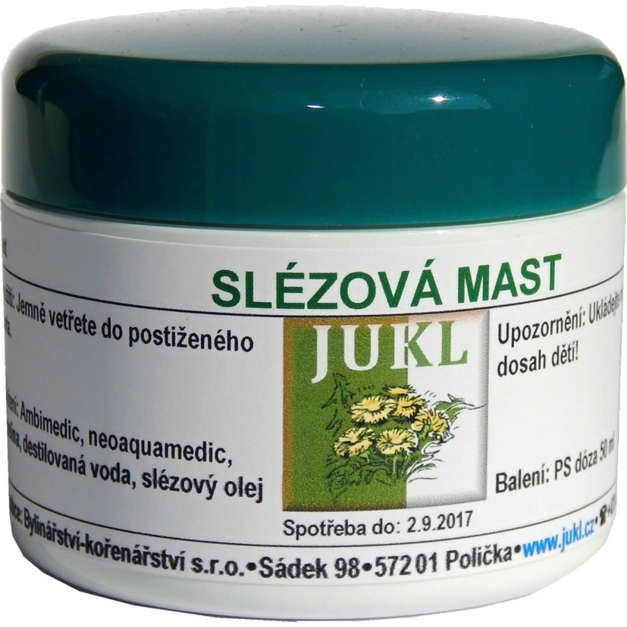 Jukl Bylinná mast Slézová 
