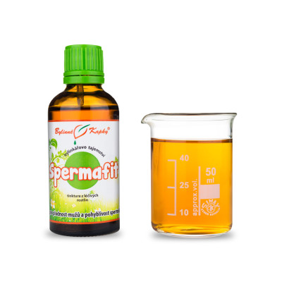 Spermafit - Bylinné kapky (tinktura) Bylinkářovo tajemství 50 ml