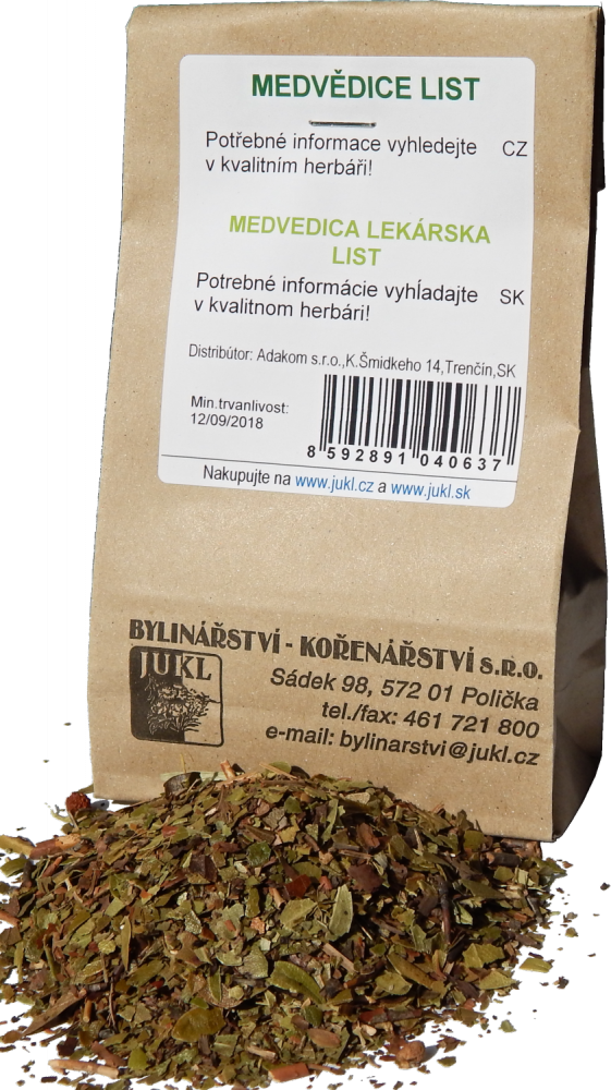 Jukl Medvědice list 