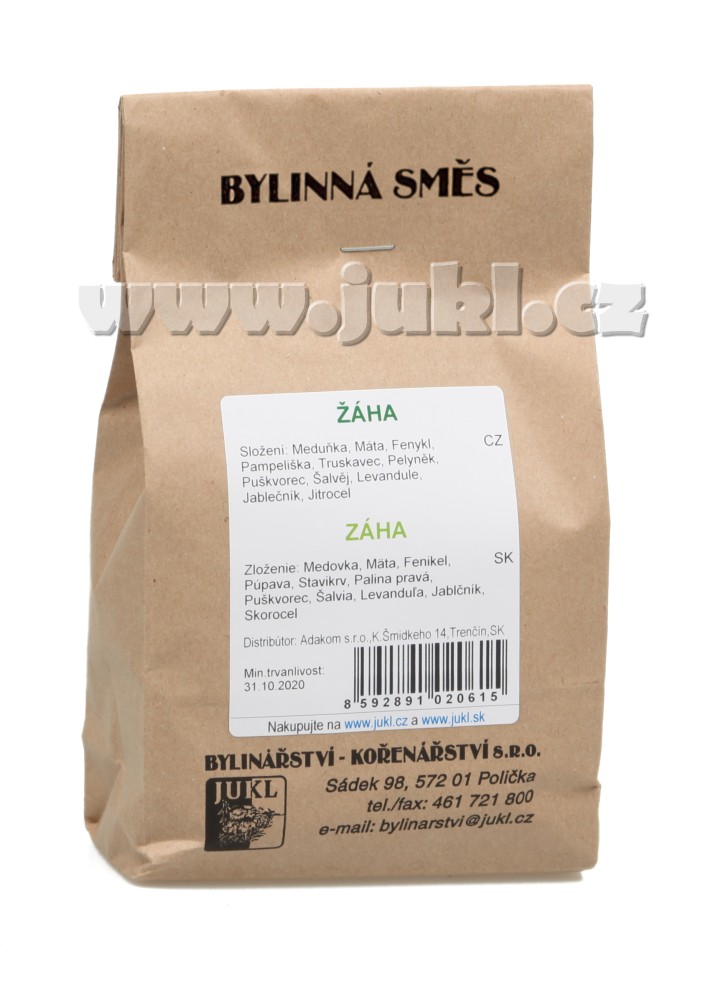 Jukl Bylinný čaj ŽÁHA
